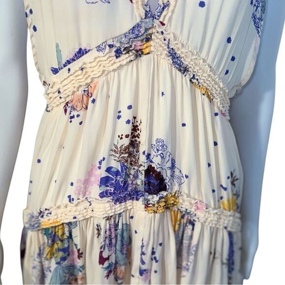 Free People Cream Floral Tunic - Picture 9 of 12